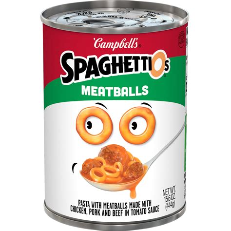 can of spaghetti and meatballs
